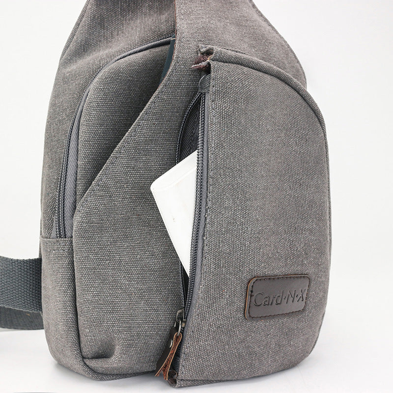 Casual men's chest bag