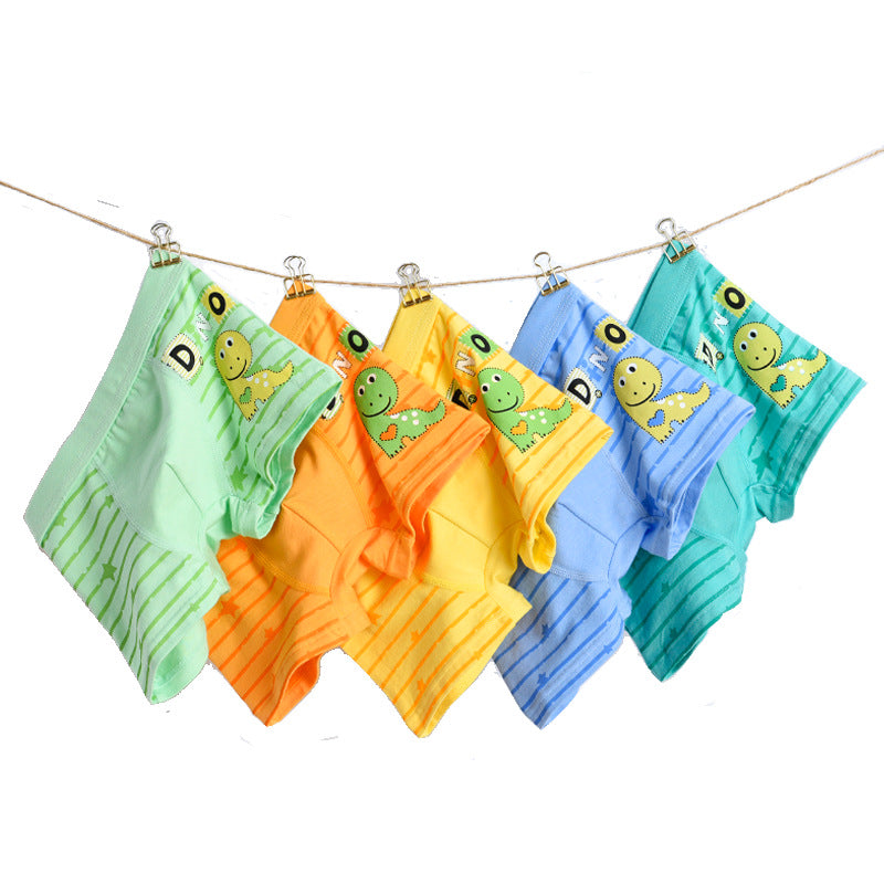 Children's underwear boys cartoon dinosaur cotton