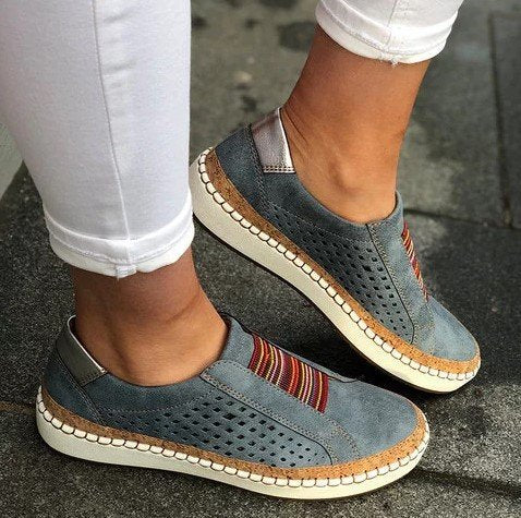 Summer and autumn Europe and the United States flat round a pedal lazy shoes