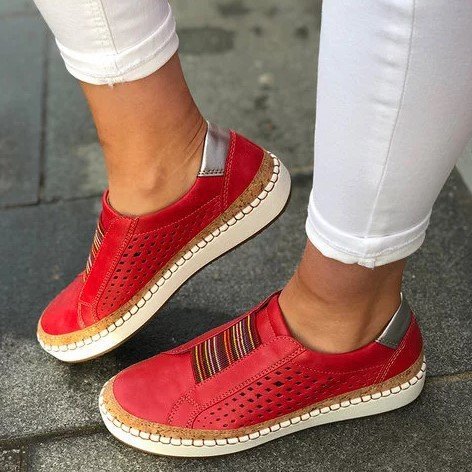 Summer and autumn Europe and the United States flat round a pedal lazy shoes