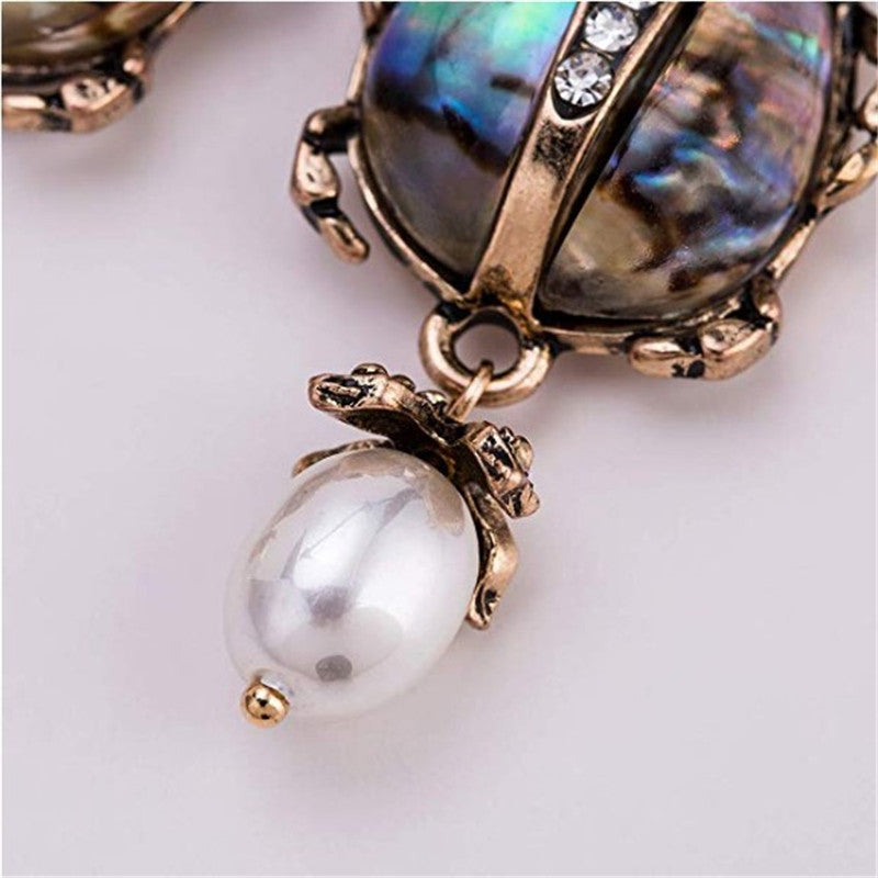 Explosions Europe and America exaggerated shell insects beetle earrings
