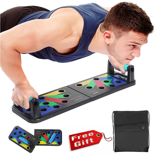 Foldable multi-functional push-up board stand fitness