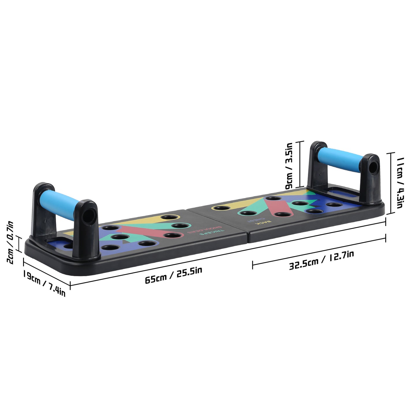 Foldable multi-functional push-up board stand fitness