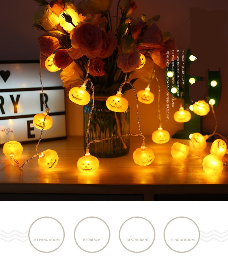 Small pumpkin string lights Halloween
