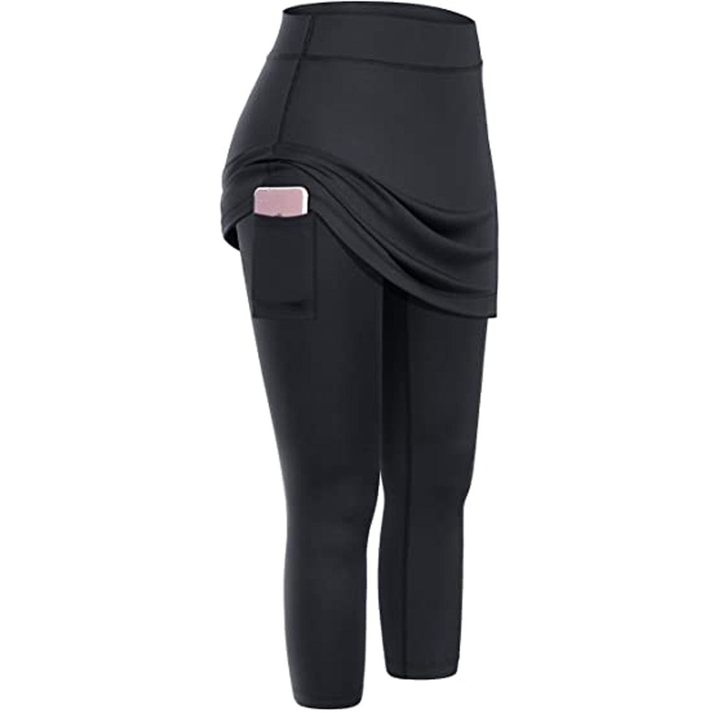 Autumn and winter can wear two fake ladies leisure pocket sports fitness running yoga tennis skirt short skirt