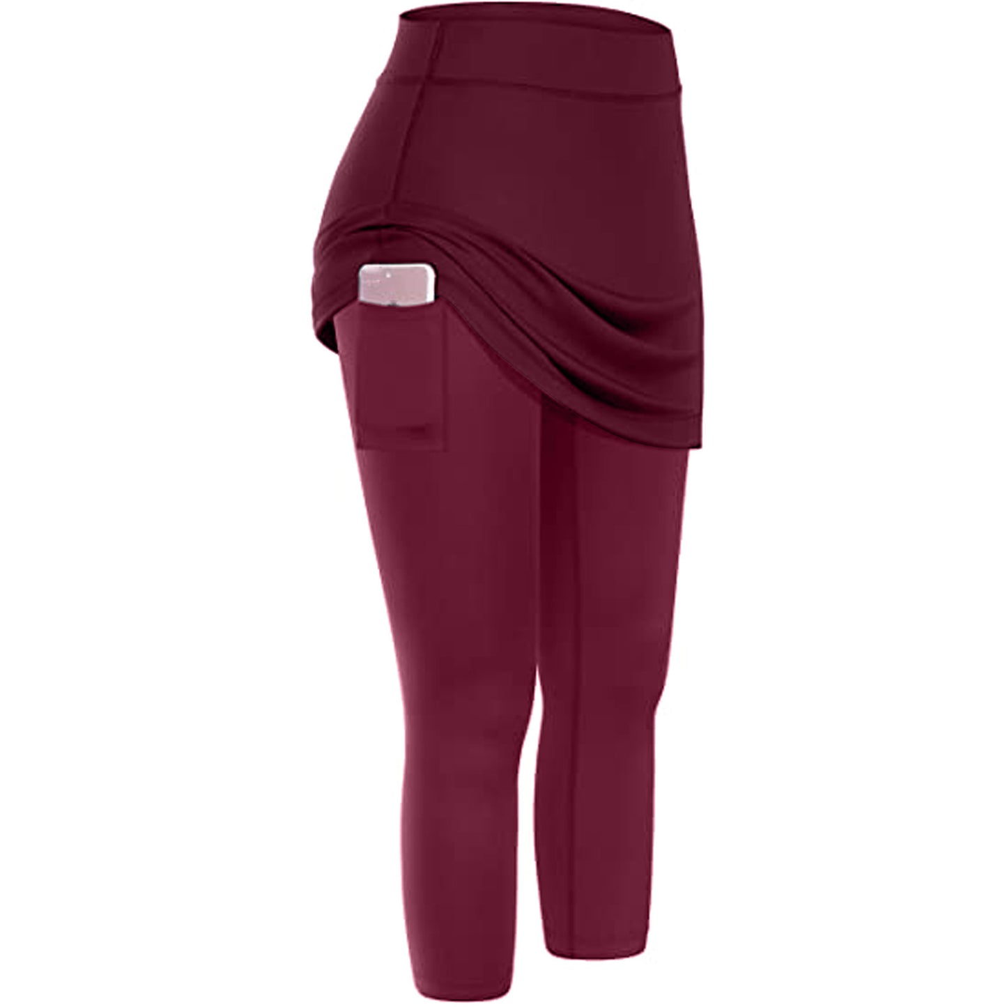 Autumn and winter can wear two fake ladies leisure pocket sports fitness running yoga tennis skirt short skirt