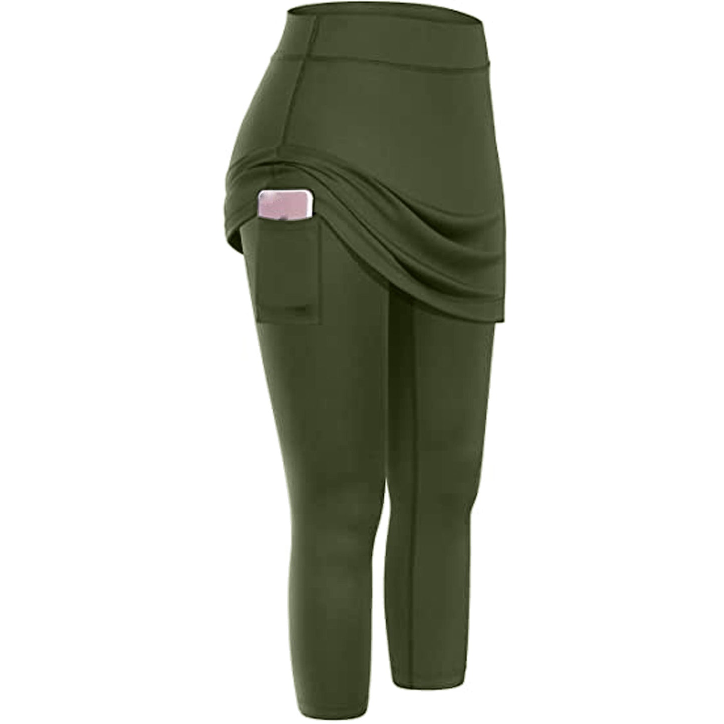 Autumn and winter can wear two fake ladies leisure pocket sports fitness running yoga tennis skirt short skirt