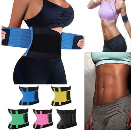 Exercise Weight Loss Burn Shaper Gym Fitness Belt Waist Trainer