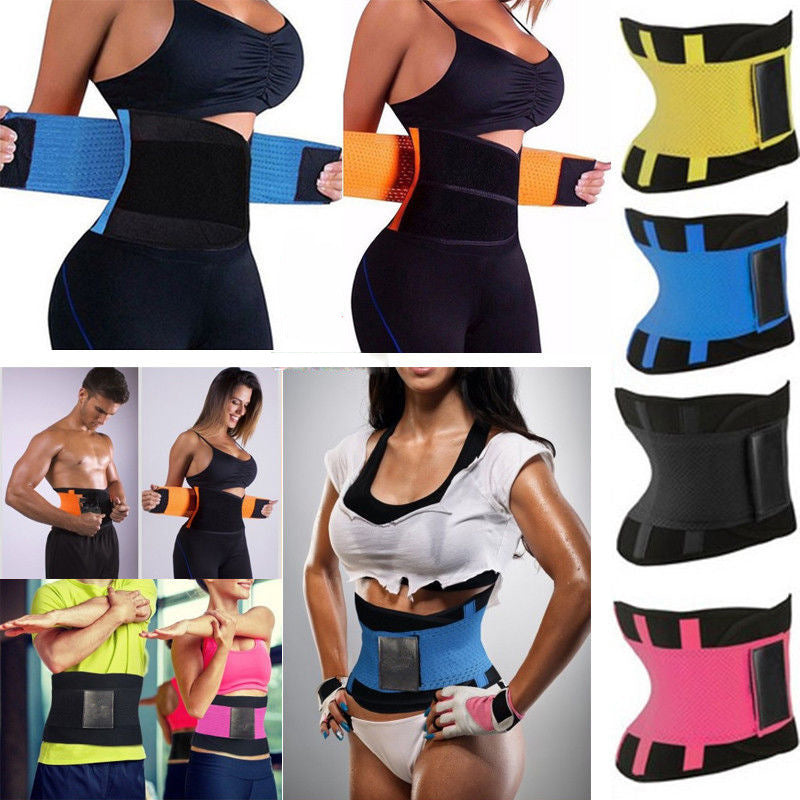 Exercise Weight Loss Burn Shaper Gym Fitness Belt Waist Trainer