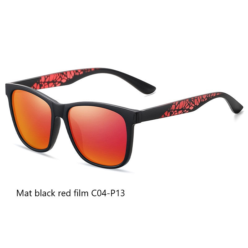 TR3387 European and American square frame polarized sunglasses