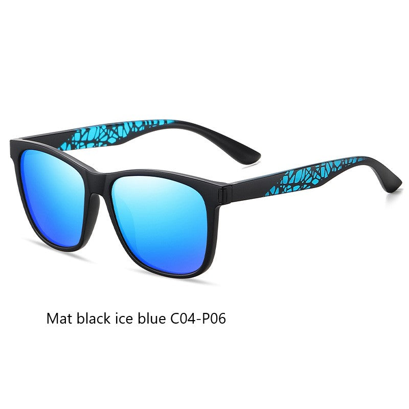 TR3387 European and American square frame polarized sunglasses