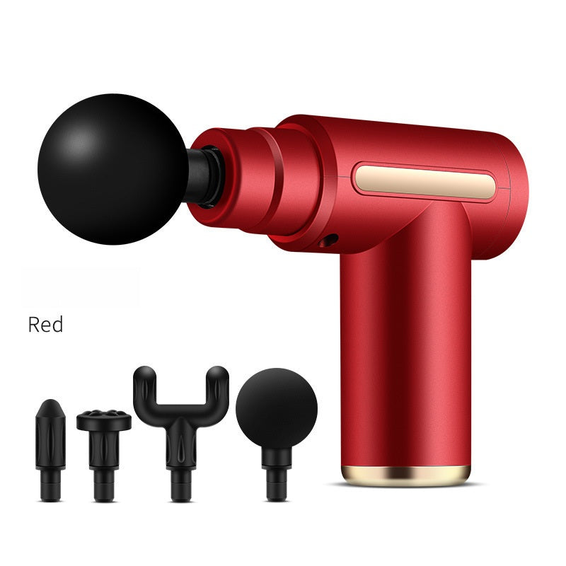 Cross-border new fascia gun electric massager(USB mini charging fascia gun)