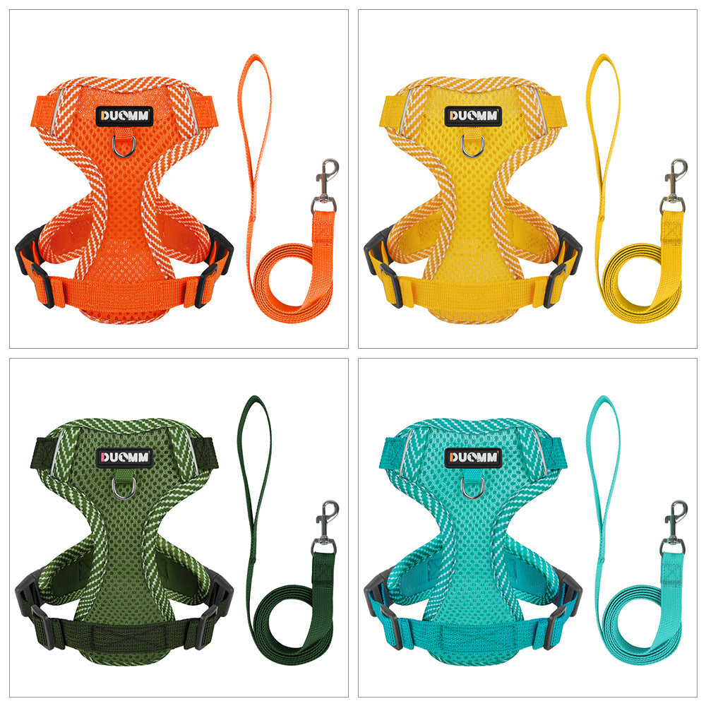 New dog chest harness Dopamine pet chest harness