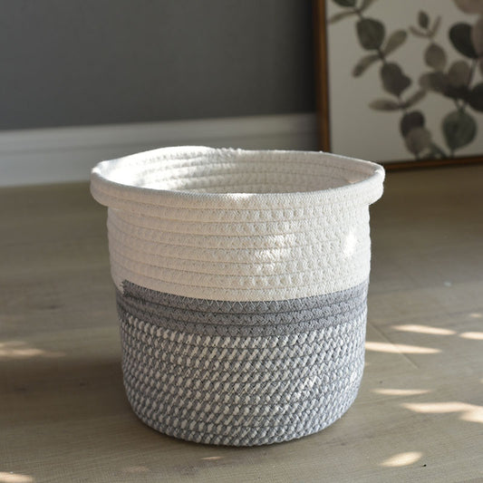 Cotton Rope Woven Flower Pot Storage Basket