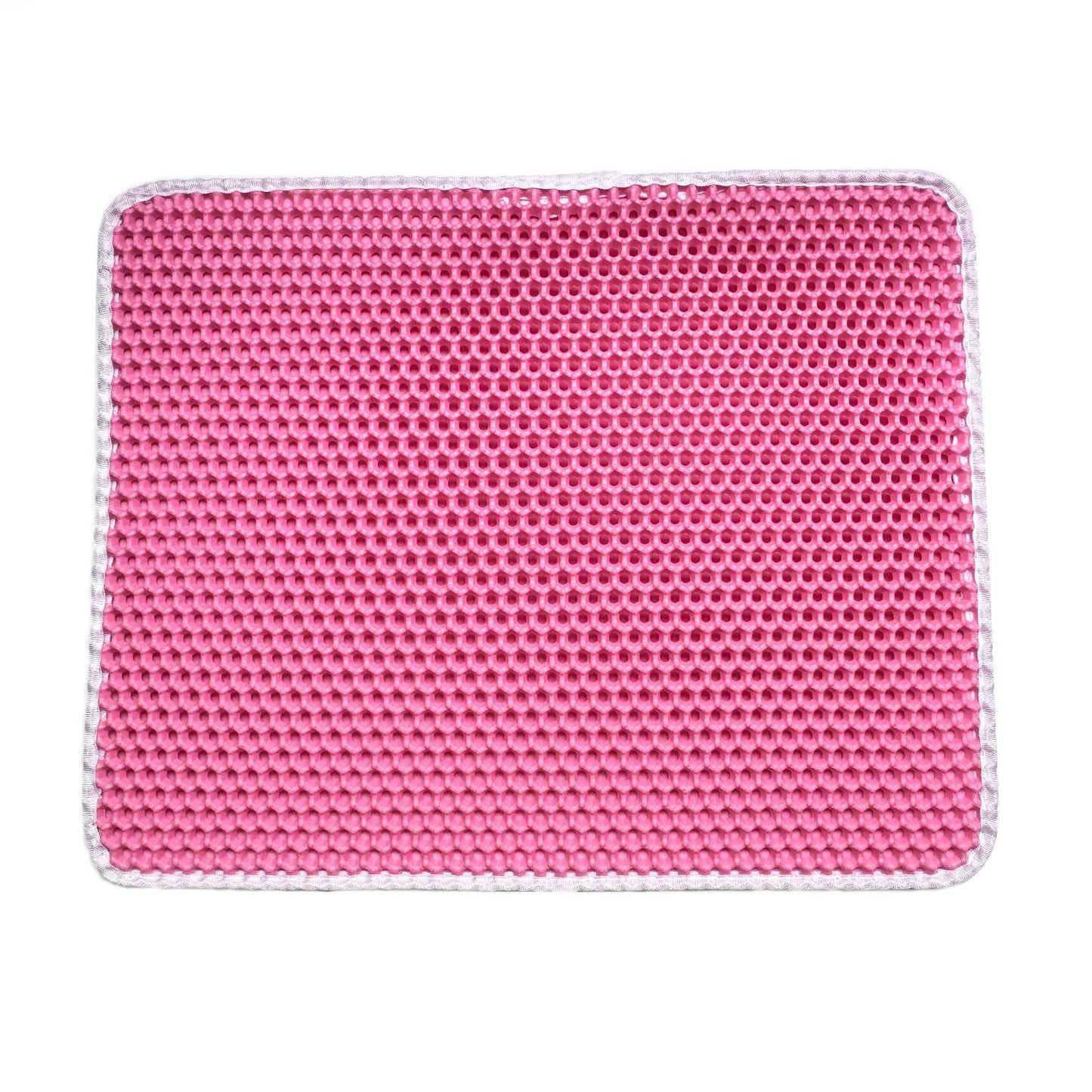 Anti-splash EVA double layer cat litter mat anti-slip waterproof