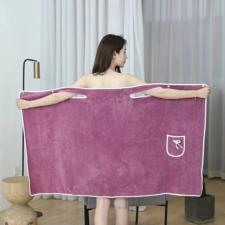Coral fleece variety bath skirt bath towel