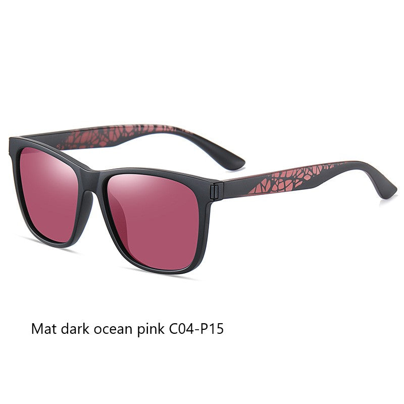 TR3387 European and American square frame polarized sunglasses