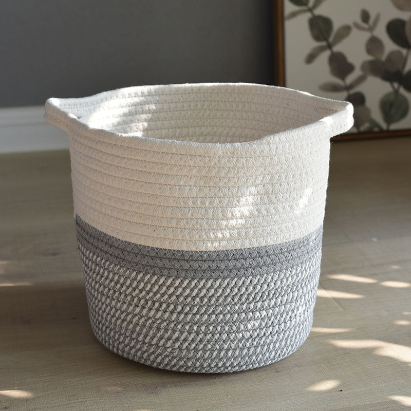 Cotton Rope Woven Flower Pot Storage Basket