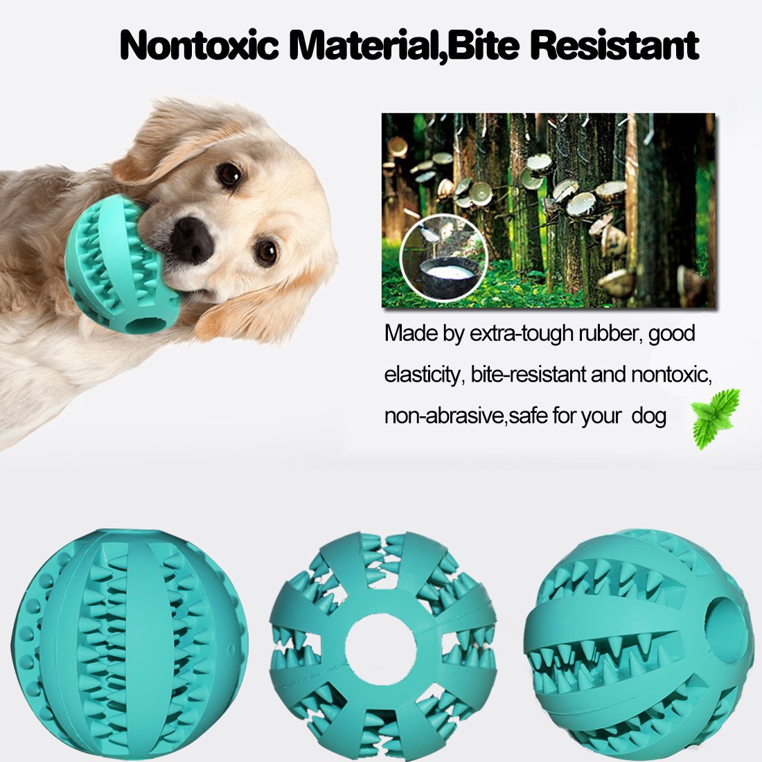 Puppy decompression elastic rubber ball