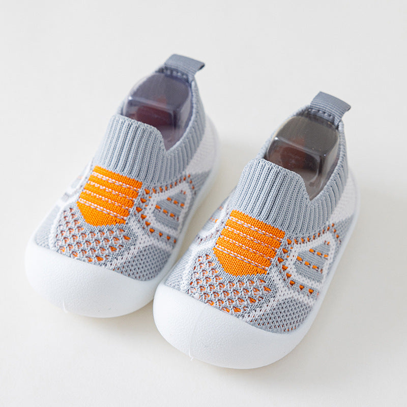 Baby toddler shoes non-slip soft bottom baby shoes breathable mesh socks shoes one pedal boys and girls shoes spring and summer