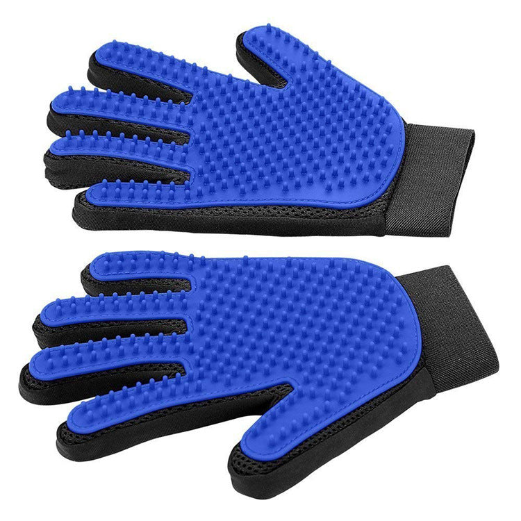 Silicone pet gloves cat dog bath