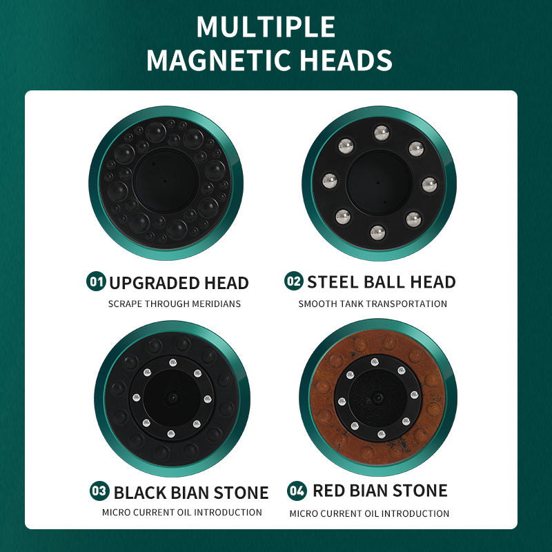 Electric scraping instrument home health massage dredging meridian cupping device hot compress physiotherapy sucking