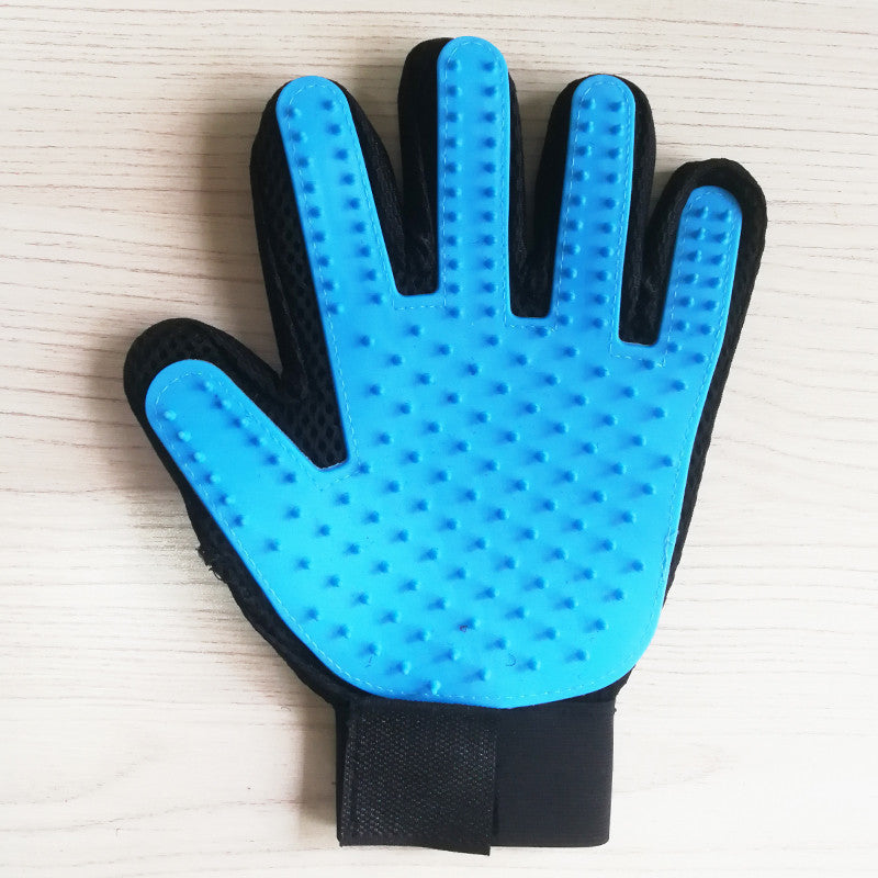 Silicone pet gloves cat dog bath