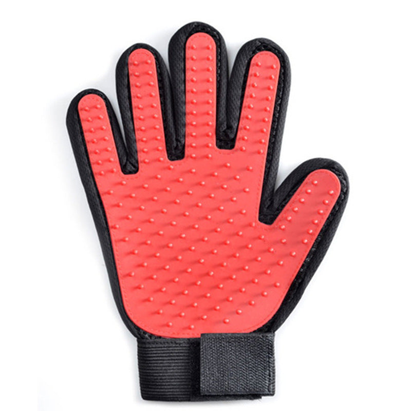 Silicone pet gloves cat dog bath