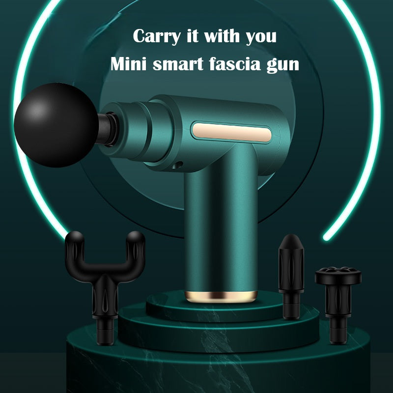 Cross-border new fascia gun electric massager(USB mini charging fascia gun)
