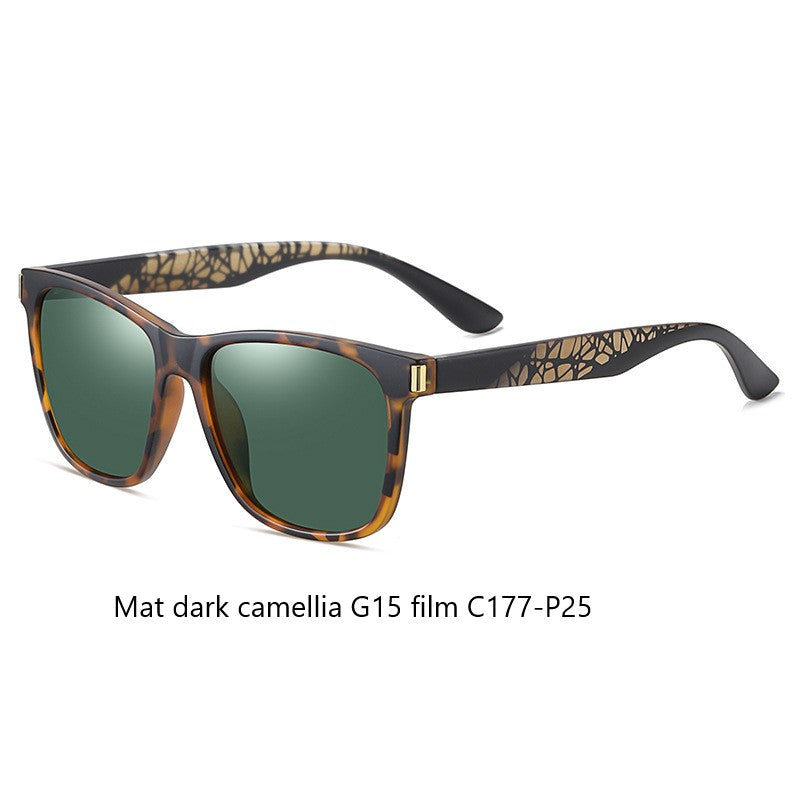 TR3387 European and American square frame polarized sunglasses