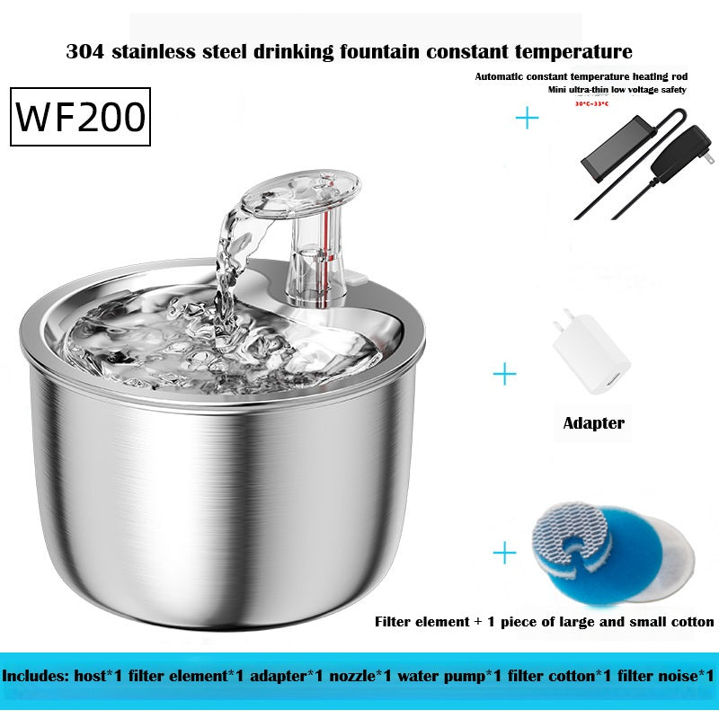 Pet Water Dispenser Stainless Steel 304