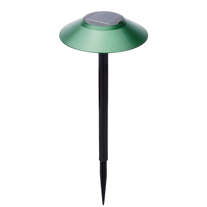 Solar panel ground plug lamp outdoor