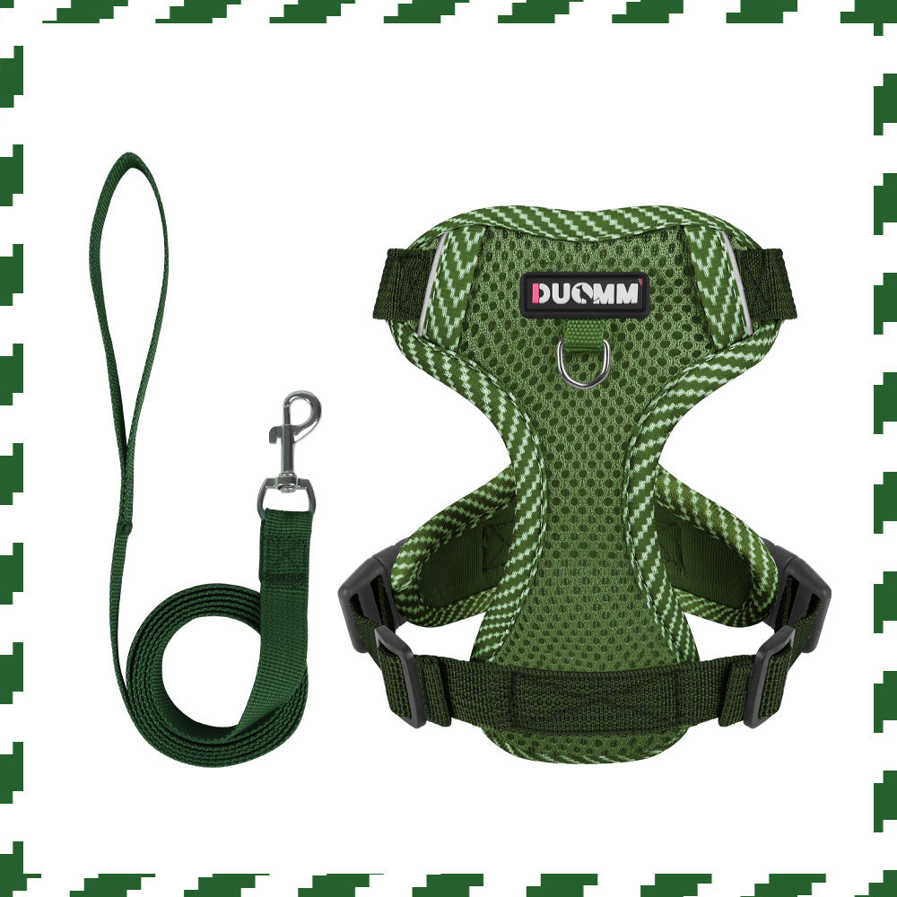 New dog chest harness Dopamine pet chest harness
