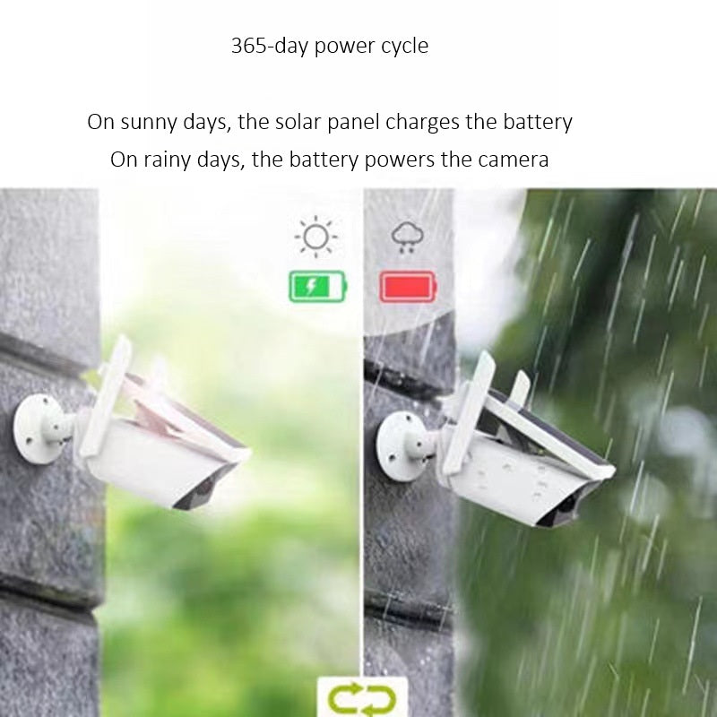Low power consumption 3MP outdoor high-definition wireless solar camera
