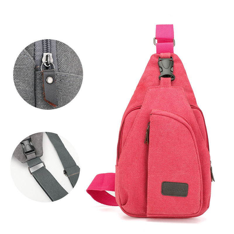 Casual men's chest bag