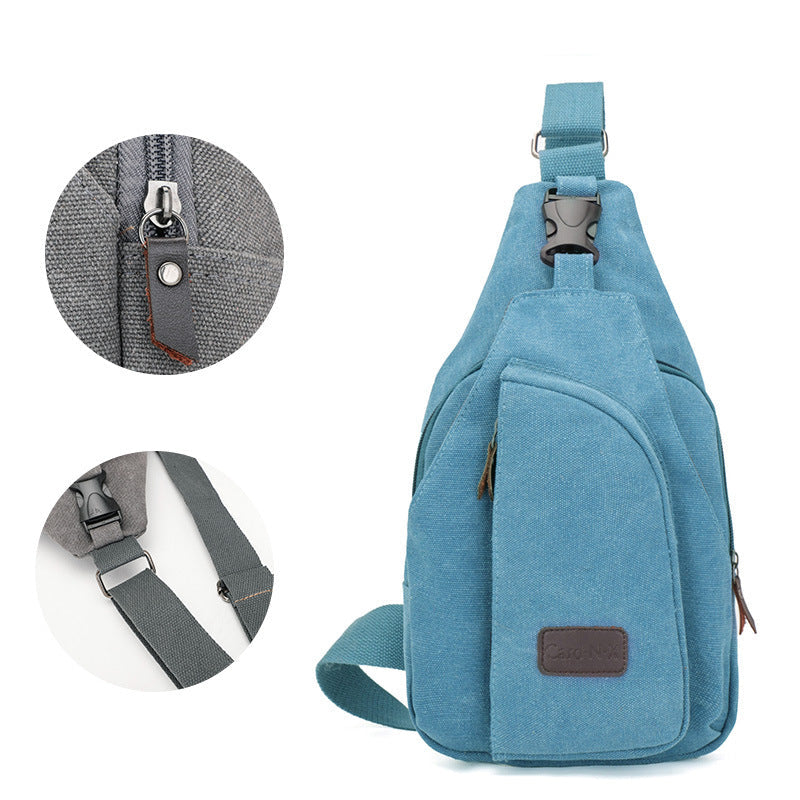 Casual men's chest bag