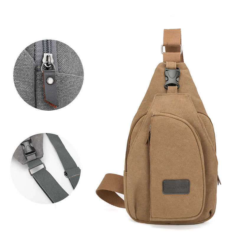 Casual men's chest bag