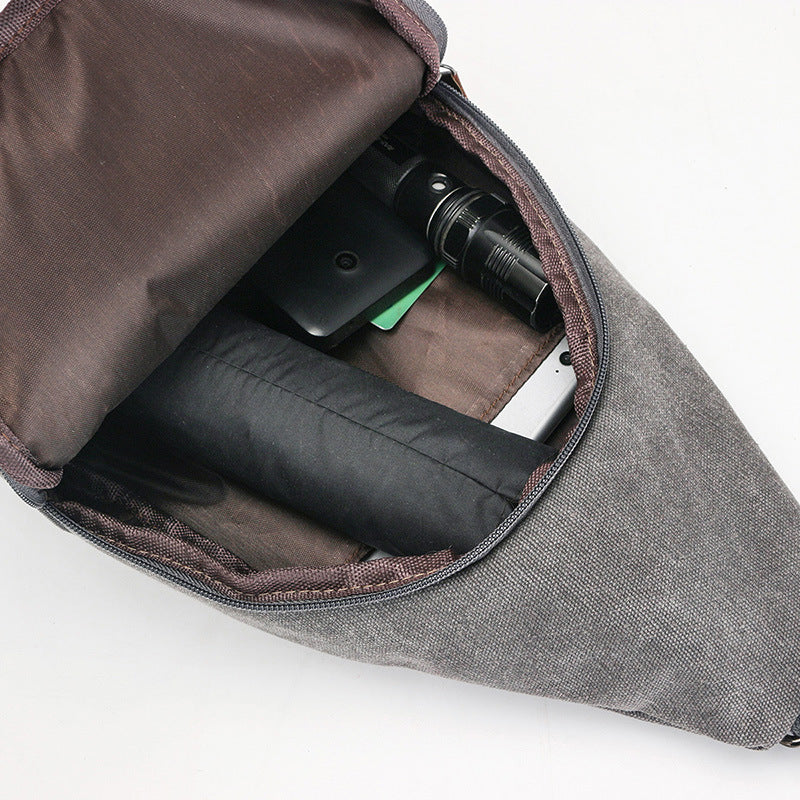 Casual men's chest bag