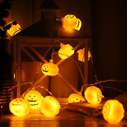 Small pumpkin string lights Halloween