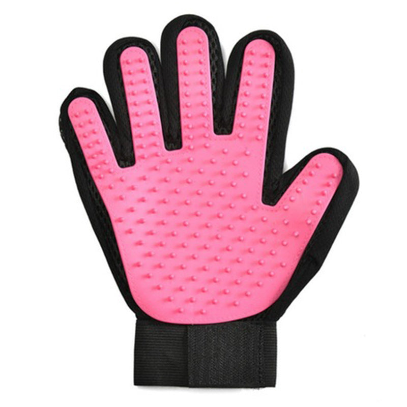 Silicone pet gloves cat dog bath