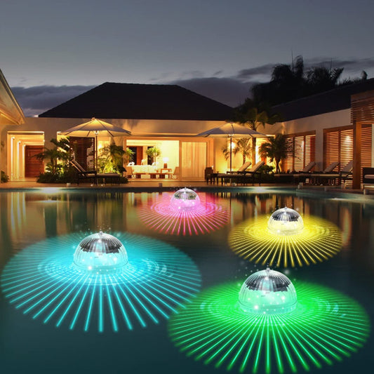 Solar powered water floating lights pool floating lights
