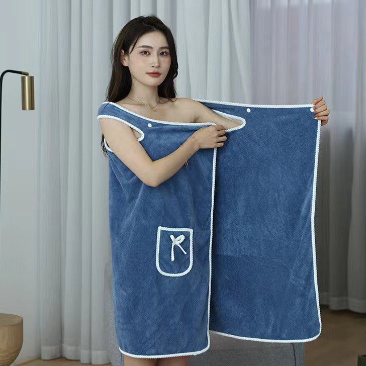 Coral fleece variety bath skirt bath towel