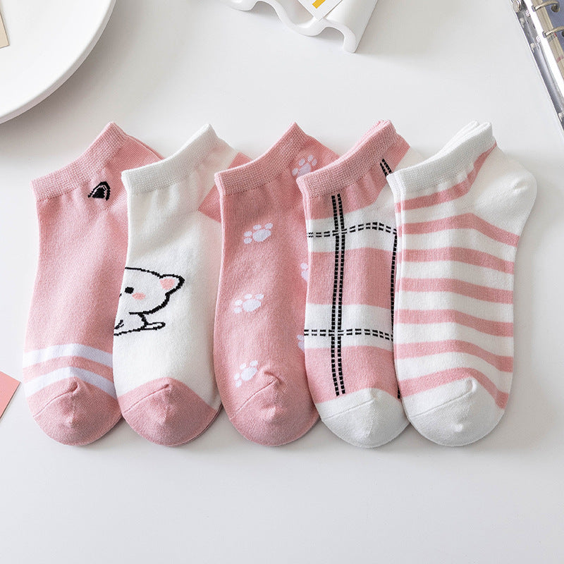 Women's socks shallow mouth spring and autumn