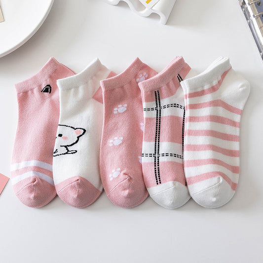 Women's socks shallow mouth spring and autumn