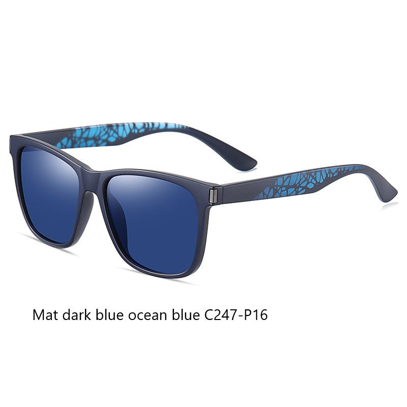 TR3387 European and American square frame polarized sunglasses