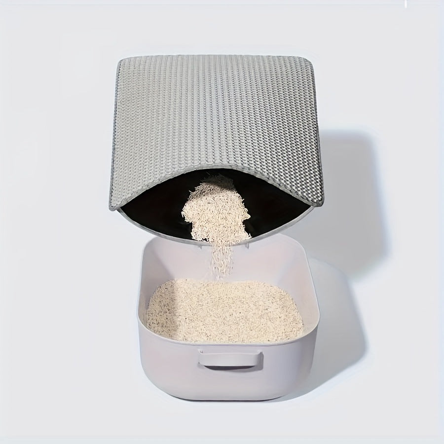 Anti-splash EVA double layer cat litter mat anti-slip waterproof